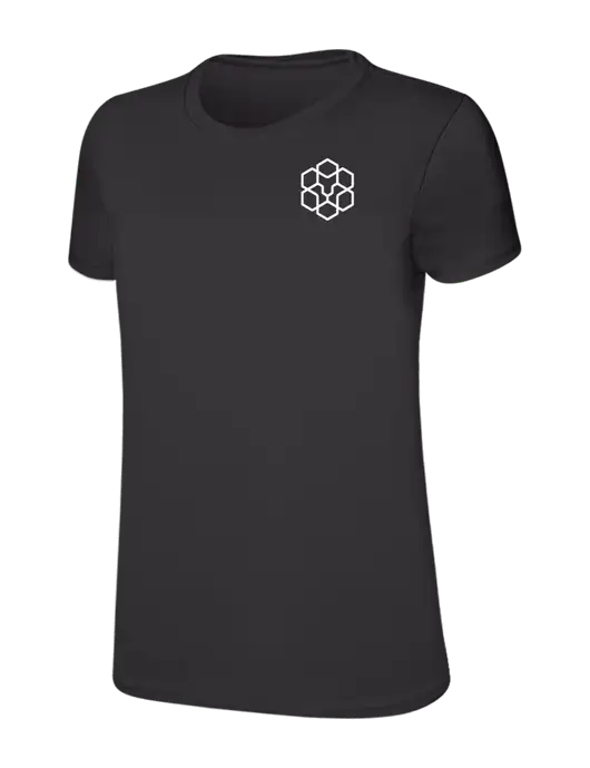 Womens Ring Spun Charcoal 4.5 oz T-Shirt w/Icon Logo