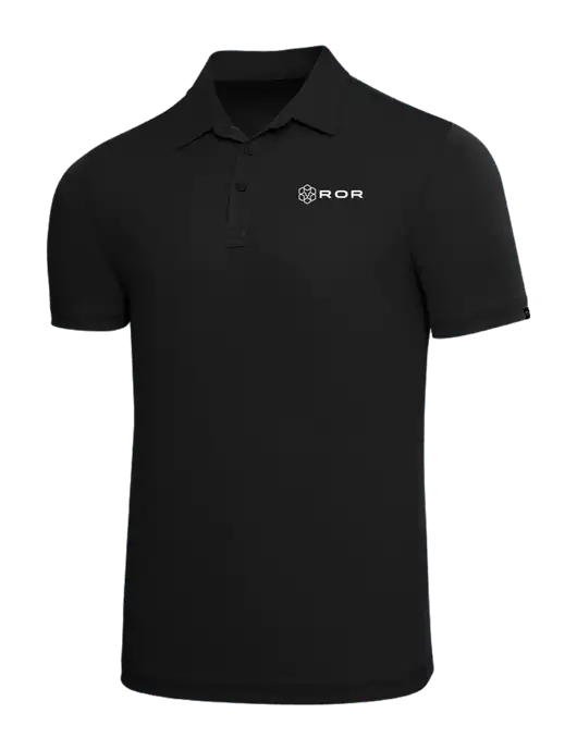 TravisMathew Black Solid Oceanside Polo w/ROR Logo