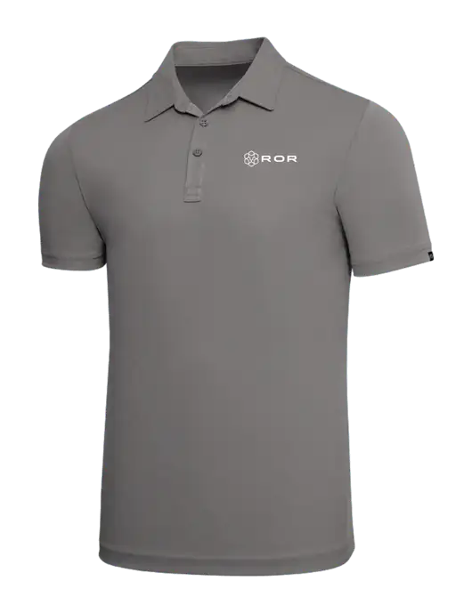TravisMathew Grey Solid Oceanside Polo w/ROR Logo