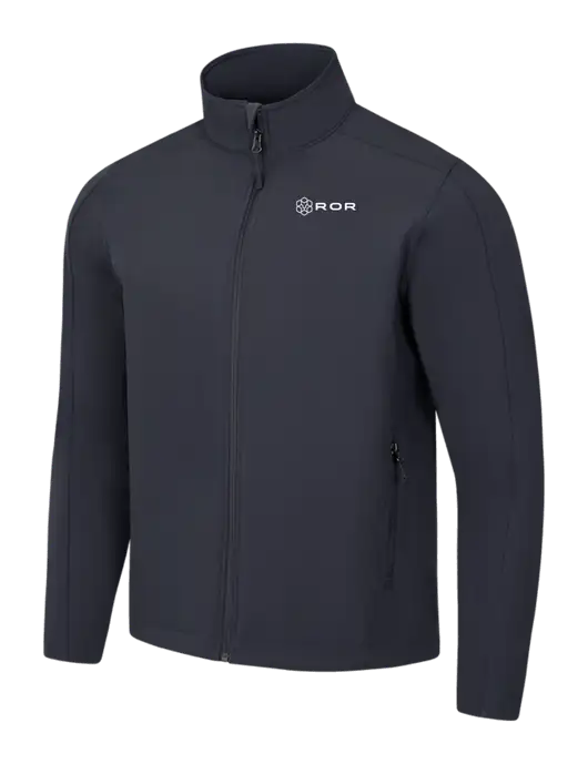 Charcoal Grey Core Soft Shell Jacket w/ROR Logo