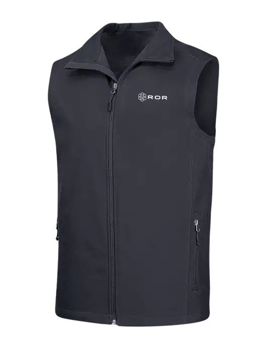 Dark Grey Core Soft Shell Vest w/ROR Logo