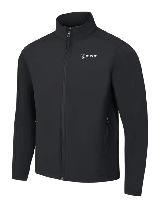 Black Core Soft Shell Jacket w/ROR Logo