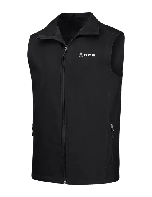 Black Core Soft Shell Vest w/ROR Logo
