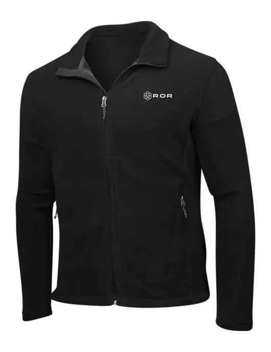 Black Fleece Jacket w/ROR Logo