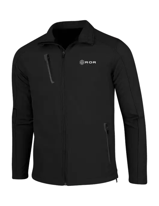 Black Welded Softshell Jacket w/ROR Logo