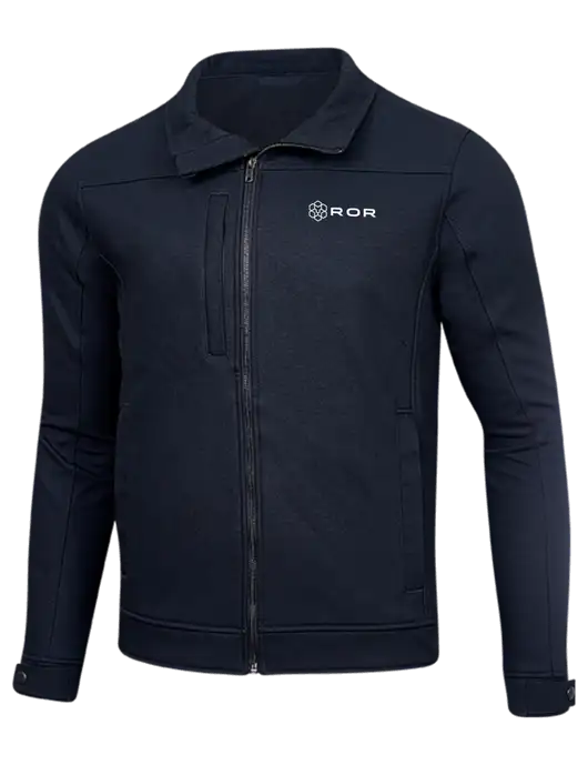 Cornerstone Navy Duck Bonded Soft Shell Jacket w/ROR Logo