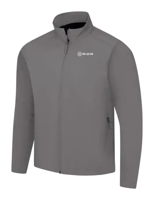 Medium Grey Core Soft Shell Jacket w/ROR Logo