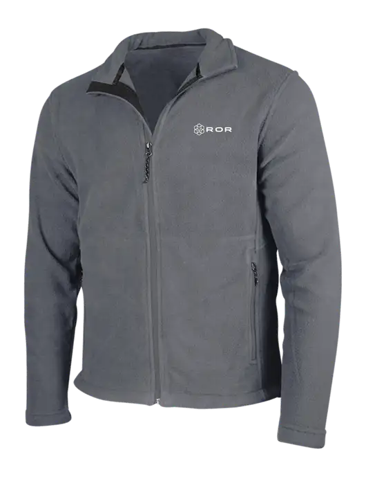 Medium Grey Fleece Jacket w/ROR Logo