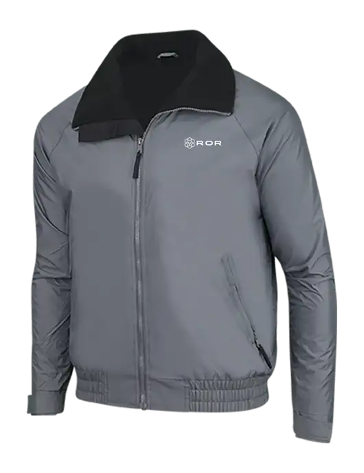 Dark Grey/Black Classic Competitor Jacket w/ROR Logo