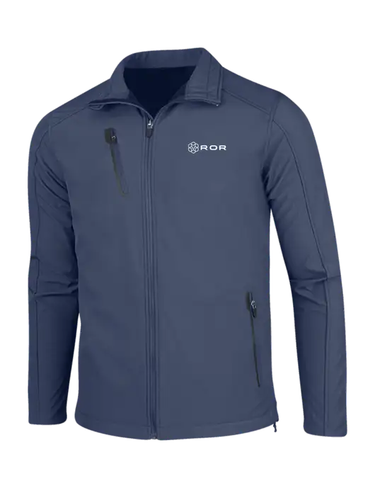 Navy Welded Softshell Jacket w/ROR Logo