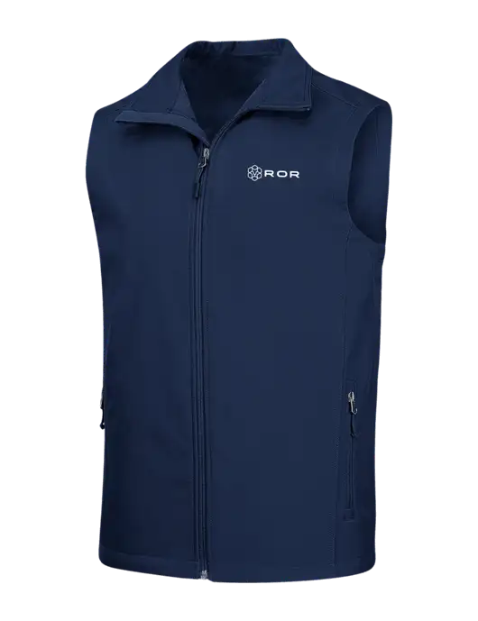 Navy Core Soft Shell Vest w/ROR Logo