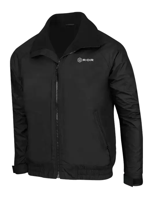 True Black/True Black Classic Competitor Jacket w/ROR Logo