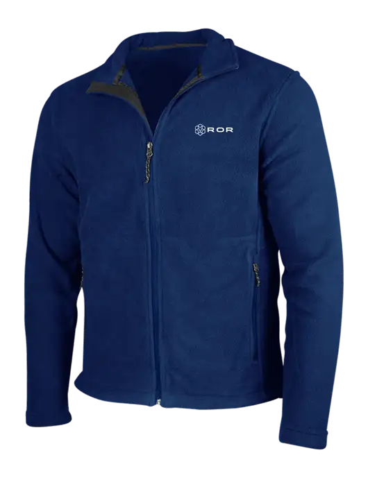 Navy Fleece Jacket w/ROR Logo