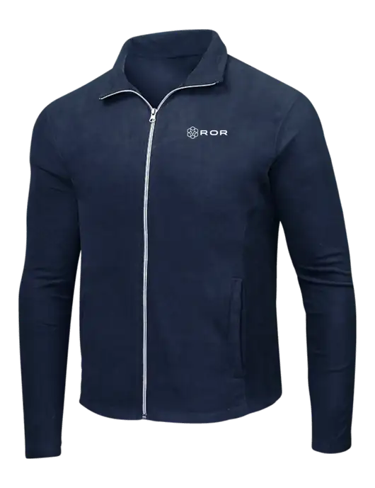Navy Microfleece Jacket w/ROR Logo