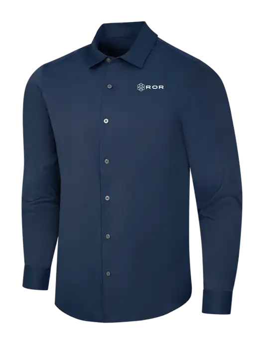 Navy City Stretch Shirt w/ROR Logo