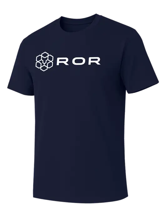 Allmade Dark Navy Organic Cotton Tee w/ROR Logo