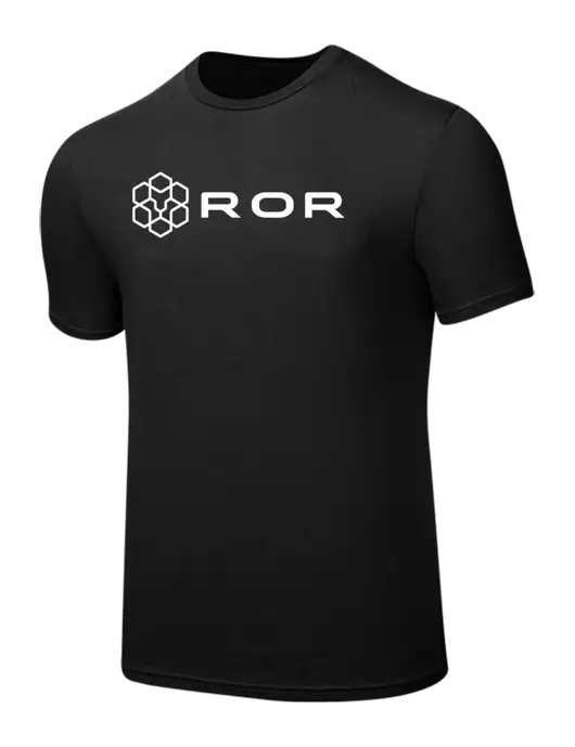 Seriously Soft Black T-Shirt w/ROR Logo