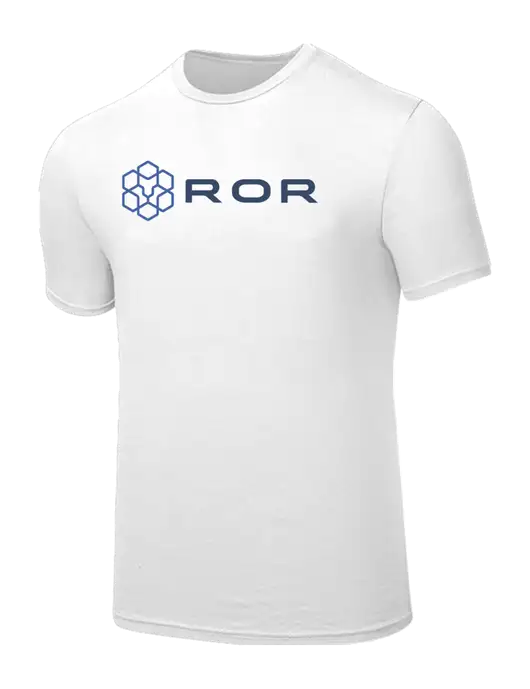 Seriously Soft White T-Shirt w/ROR Logo