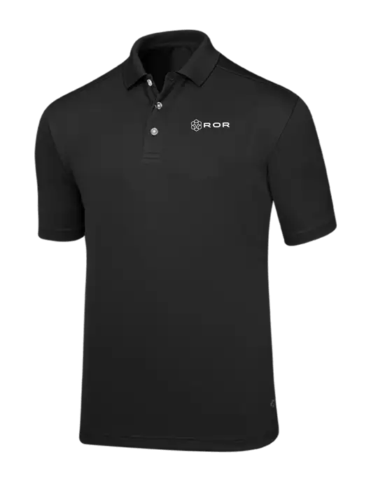Callaway Core Black Performance Polo w/ROR Logo