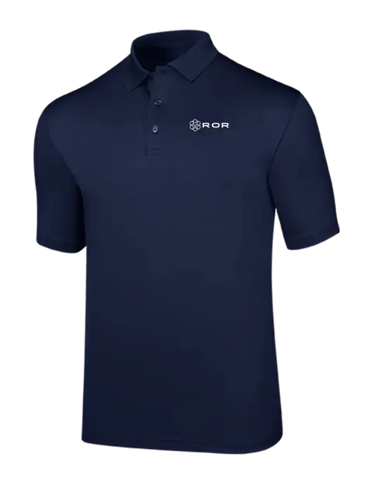 Callaway Opti-Dri Navy Chev Polo w/ROR Logo