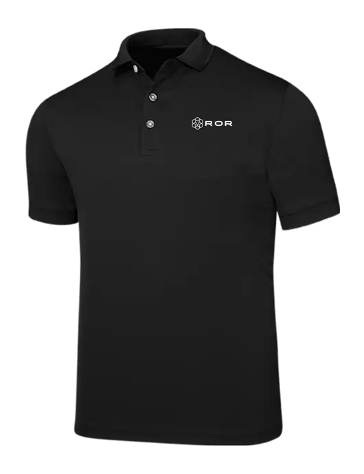 Callaway Ottoman Black Polo w/ROR Logo