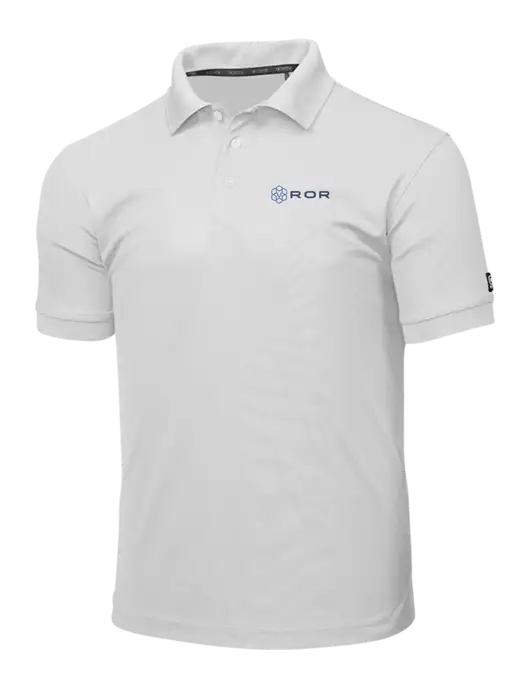 OGIO Bright White Caliber 2.0 Polo w/ROR Logo