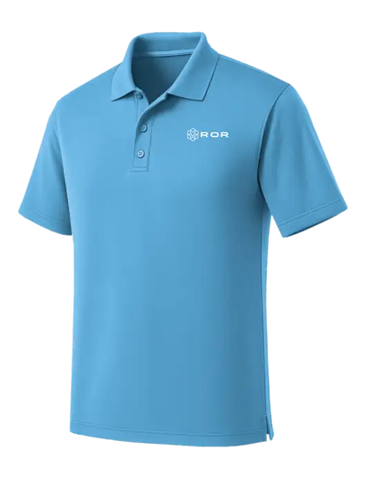 Carolina Blue Dry Zone UV Micro Mesh Polo w/ROR Logo