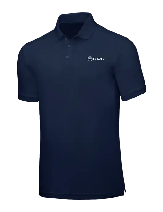 Navy Blue Core Classic Pique w/ROR Logo