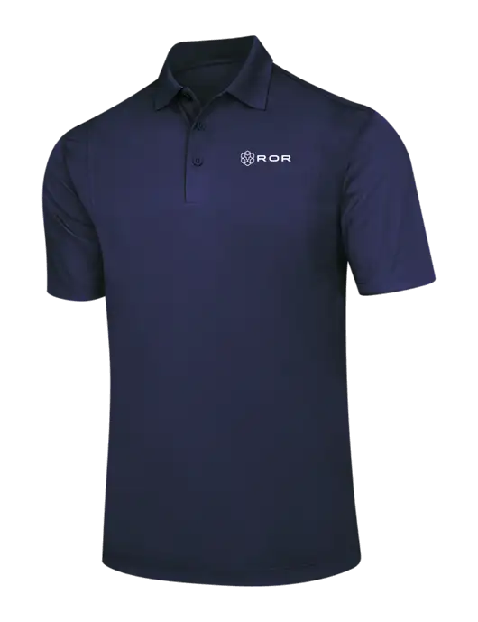 Navy Micropique Sport-Wick Polo w/ROR Logo