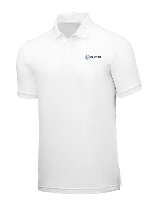 White Core Classic Pique w/ROR Logo