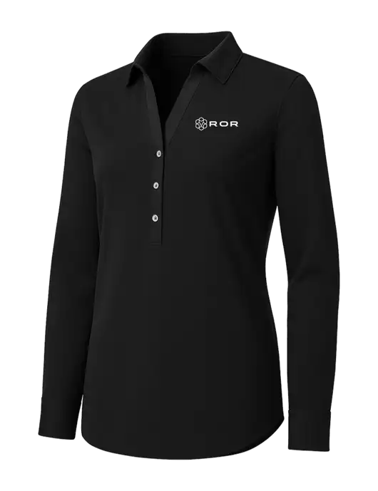 Womens Black City Stretch Shirt w/ROR Logo