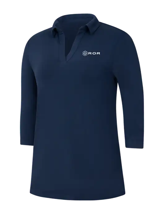 Navy Womens Luxe Knit Tunic w/ROR Logo