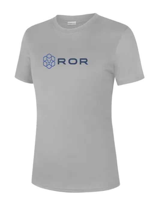  Womens Light Grey PosiCharge Competitor Tee w/ROR Logo
