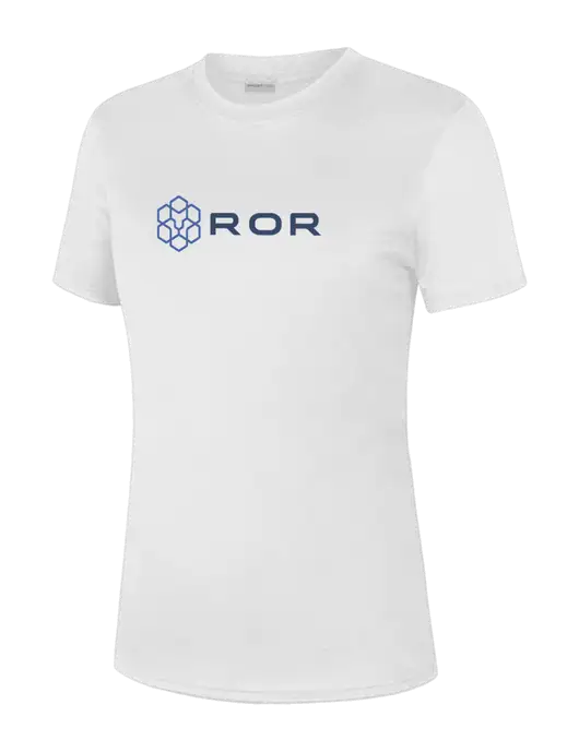  Womens White PosiCharge Competitor Tee w/ROR Logo