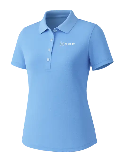 Callaway Womens Core Light Blue Performance Polo w/ROR Logo