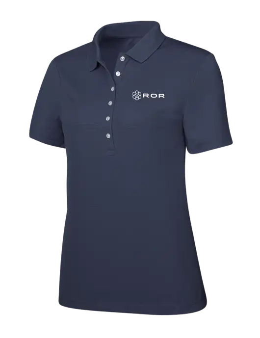 Callaway Womens Ottoman Navy Polo w/ROR Logo