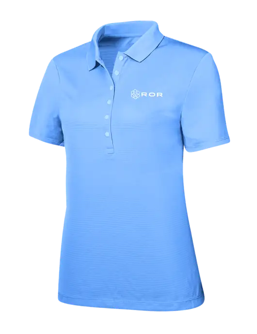 Callaway Womens Ottoman Light Blue Polo w/ROR Logo