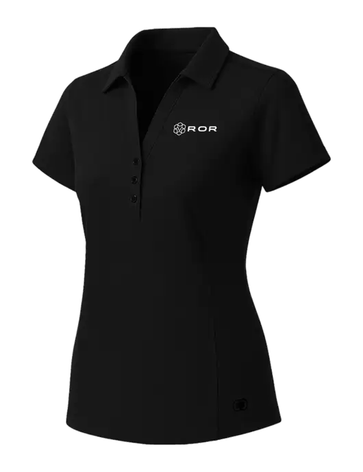 OGIO Womens Blacktop ONYX Polo w/ROR Logo