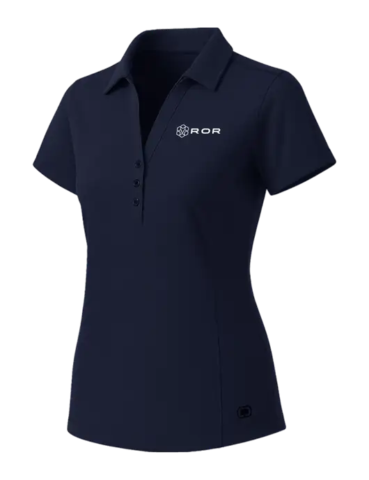 OGIO Womens Navy ONYX Polo w/ROR Logo