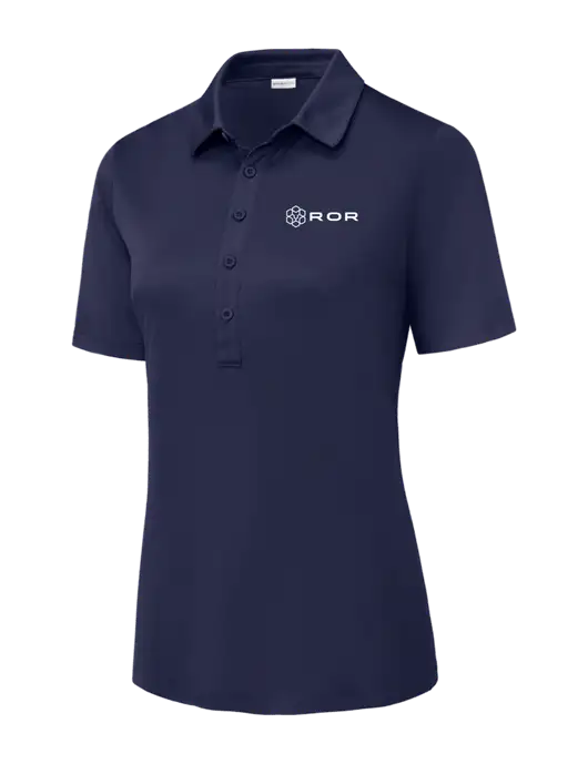 True Navy Womens Posi-UV Pro Polo w/ROR Logo