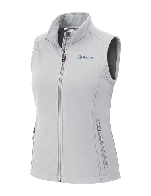 Marshmellow Womens Core Soft Shell Vest w/ROR Logo