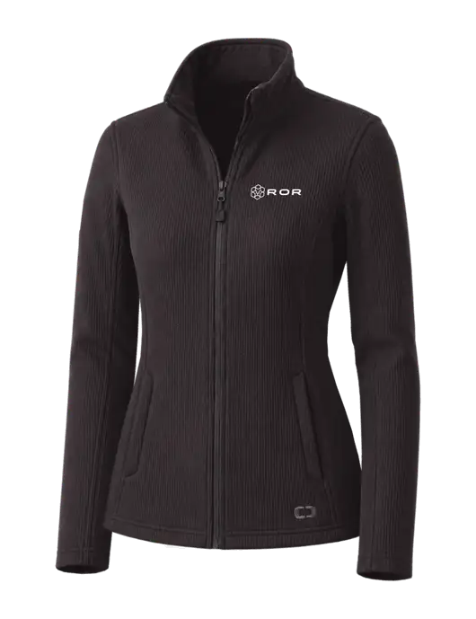 OGIO Blacktop Womens Grit Fleece Jacket w/ROR Logo