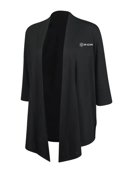 Black Womens Concept Shrug w/ROR Logo
