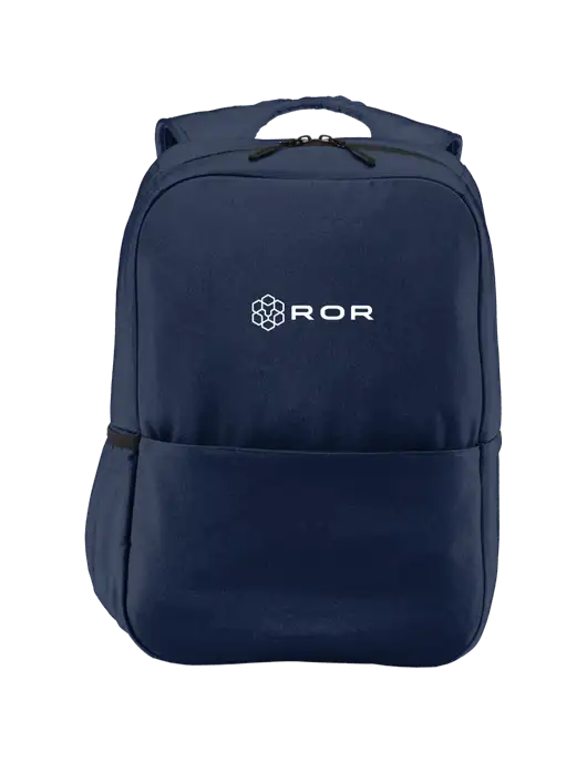 Access Square Laptop River Blue Navy Backpack w/ROR Logo