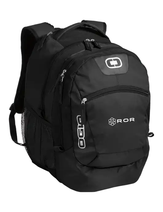 OGIO Black Rogue Pack
 w/ROR Logo