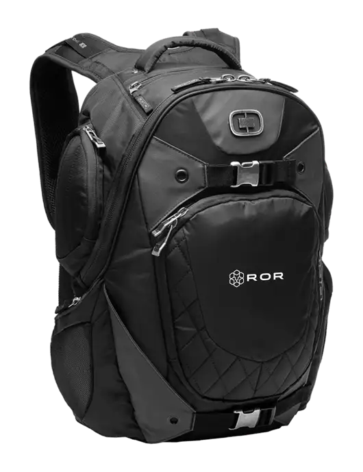 OGIO Black Squadron Pack w/ROR Logo