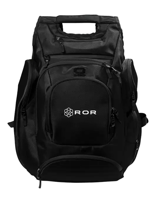 OGIO Blacktop Metro Ballistic Laptop Backpack w/ROR Logo