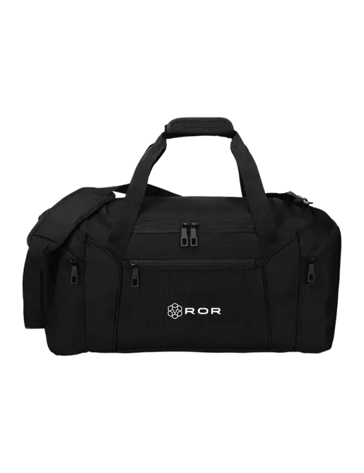 Slim & Lite Black Duffel    w/ROR Logo