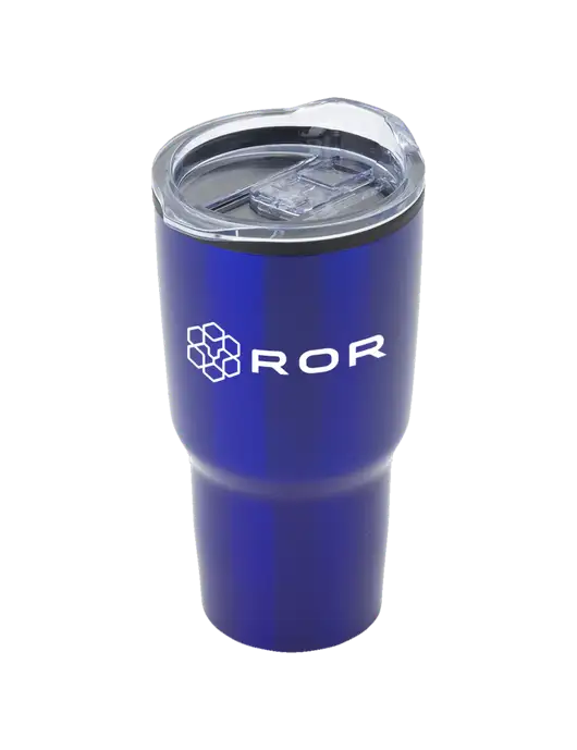 Odyssey Blue 30 oz Travel Tumbler w/ROR Logo