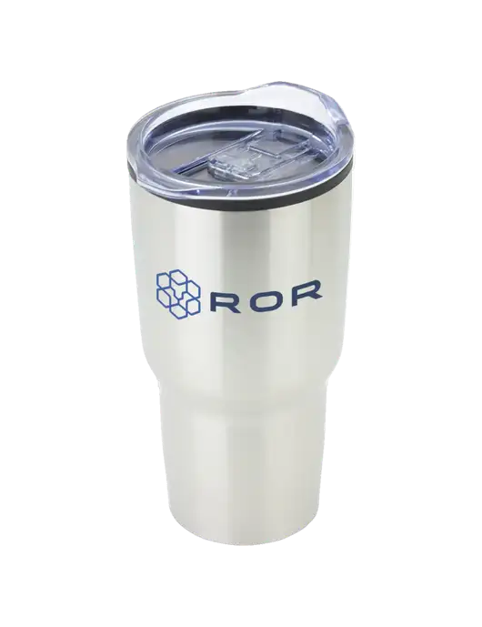 Odyssey Silver 30 oz Travel Tumbler w/ROR Logo
